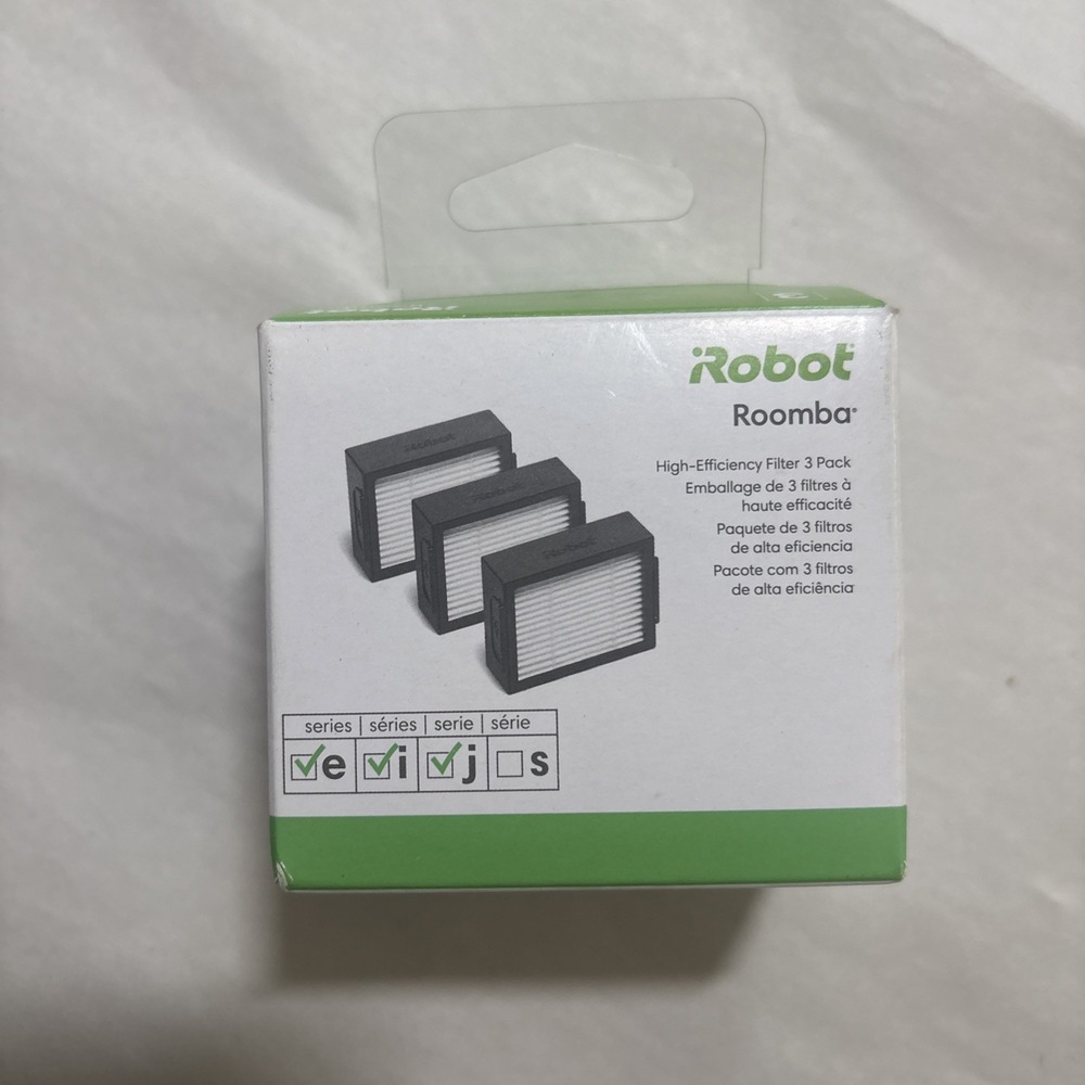 iRobot Roomba e, i, and j Series High-Efficiency Filter (3-Pack) 4639161 NIB